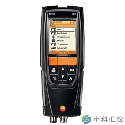 testo320烟气分析仪的测量记录